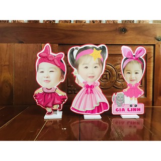 Chibi trang trí sinh nhật bé