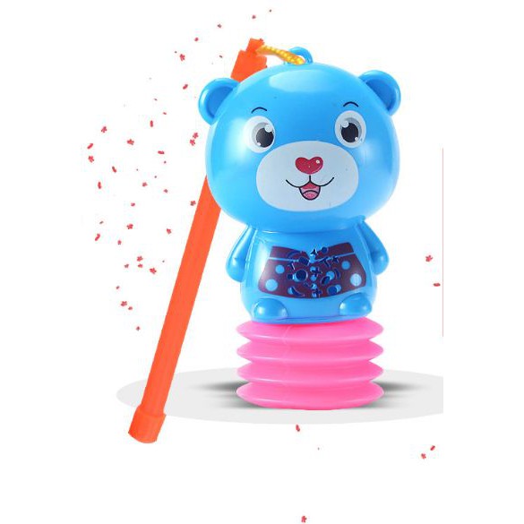 Lồng đèn trung thu đèn chớp 7 màu bóp kêu píp píp, lồng đèn lò xo, đèn tết trung thu, đèn lồng trung thu