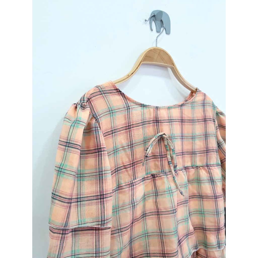 Đầm Babydoll Tầng Caro | BigBuy360 - bigbuy360.vn