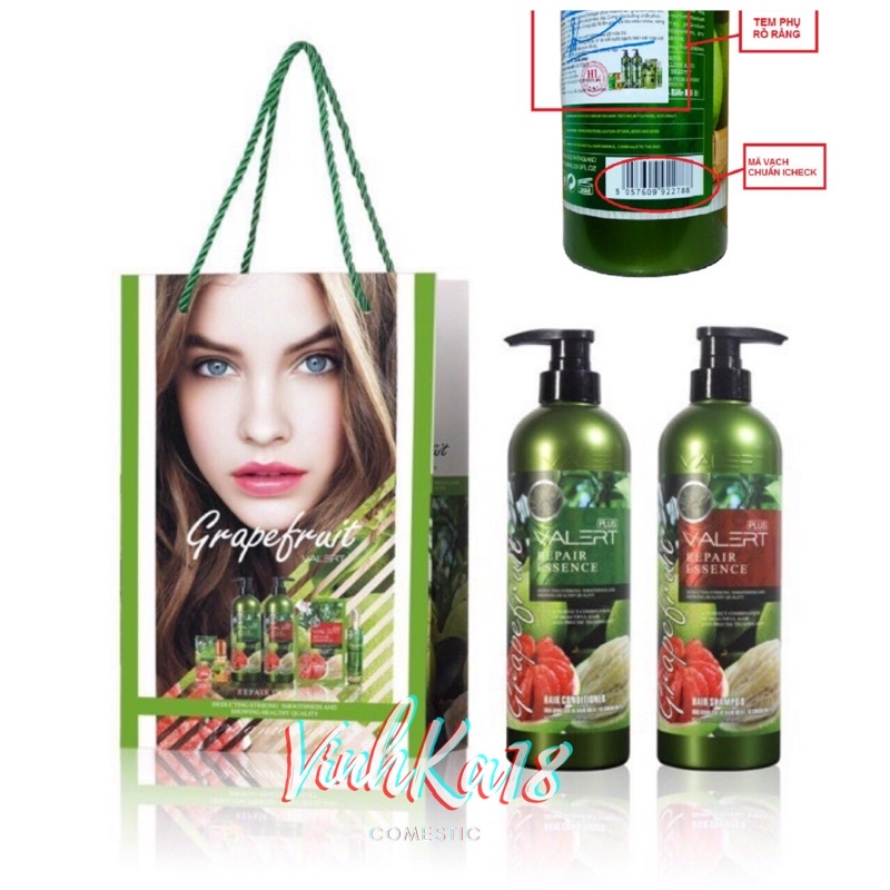 Bộ đôi dầu gội dầu xã GRAPEFRUIT Kích thích mọc tóc và Phục hồi hư tổn