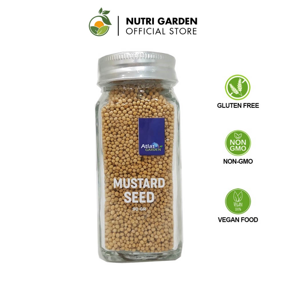 [Mã BMBAU50 giảm 7% đơn 99K] Hạt Mù Tạt Nutri Garden - Mustard Seed 90g - Gia vị chế biến thực phẩm