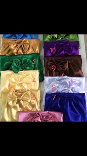 Ga spa phi lụa nhiều màu