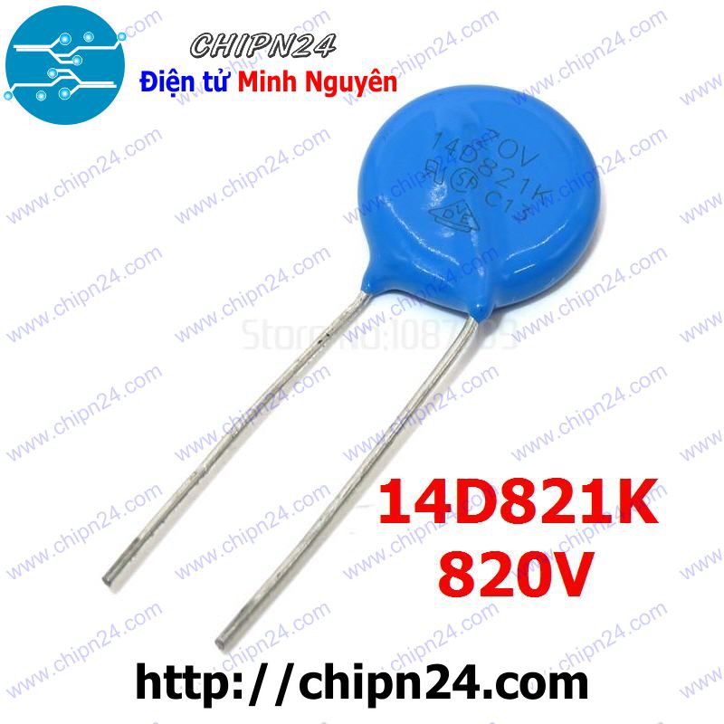 [5 CON] Tụ chống sét Varistor 14D821K 14D 820V