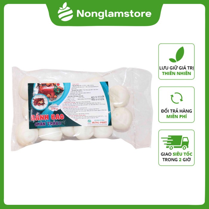 Bánh bao - màn thầu (không nhân) Hưng Phát