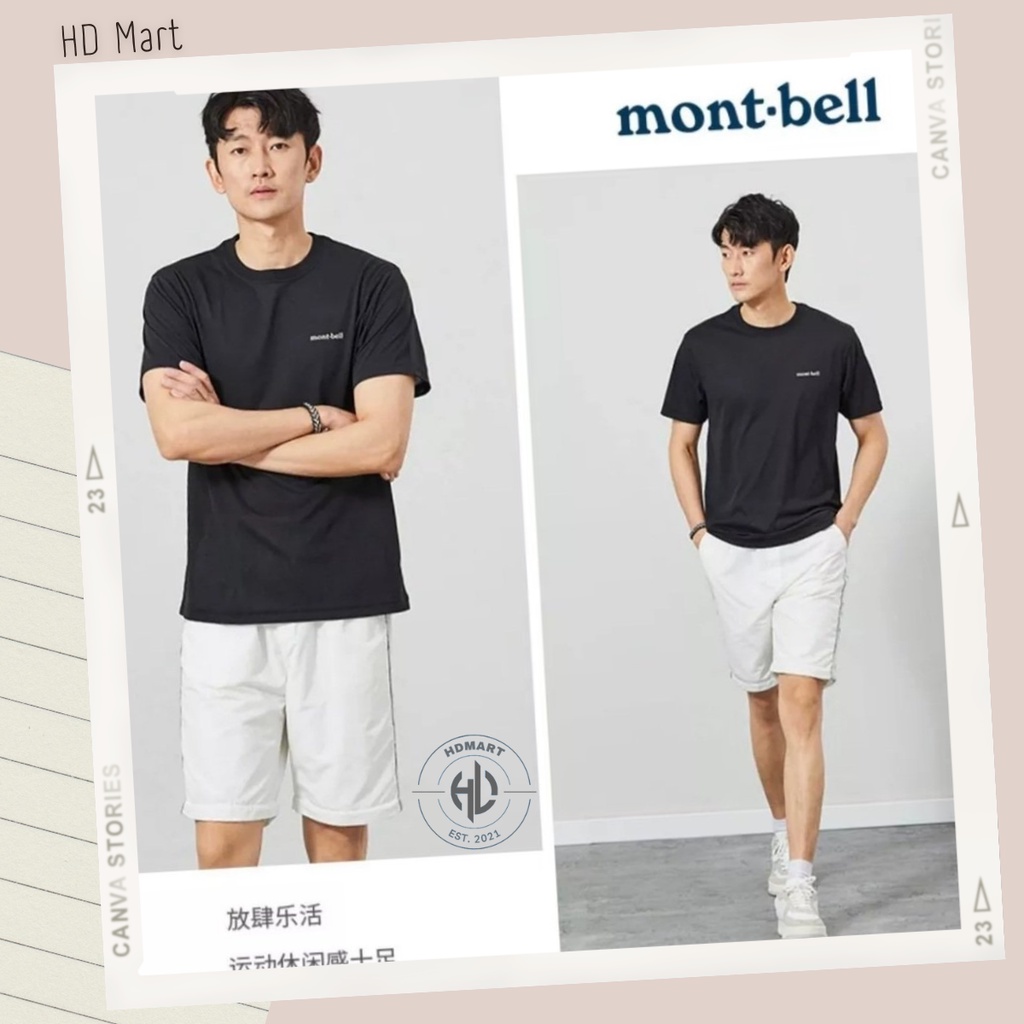 Áo Thun Thể Thao Nam Hàn Quốc Montbel HD Mart