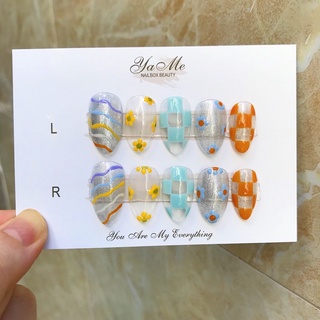 Nail Box/ [ FREESHIP] móng thiết kế kèm dũa và keo