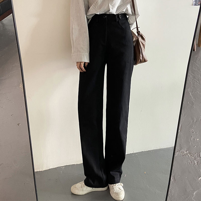 Quần Jean Ống Rộng Lưng Cao Dễ Phối Đồ Thời Trang 40095 | BigBuy360 - bigbuy360.vn