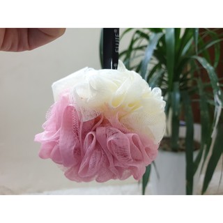 Bông tắm lưới tròn 2 màu