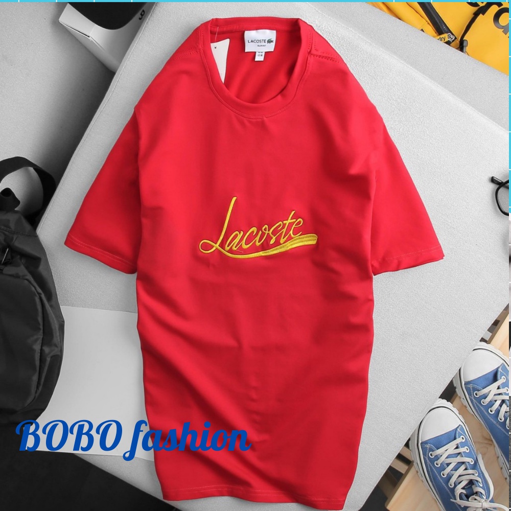 Áo thun form rộng, Áo phông lacoste hàng xuất dư xịn h