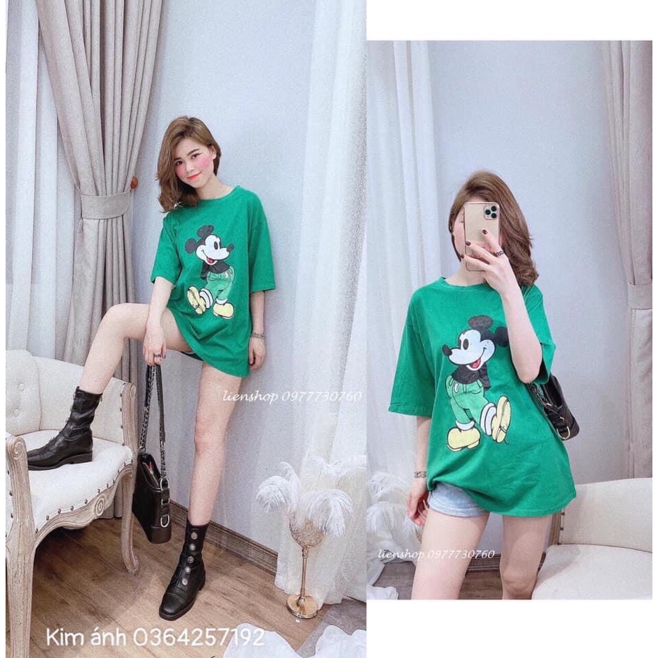 áo phông dáng dài form dấu quần ( link chốt live tream)