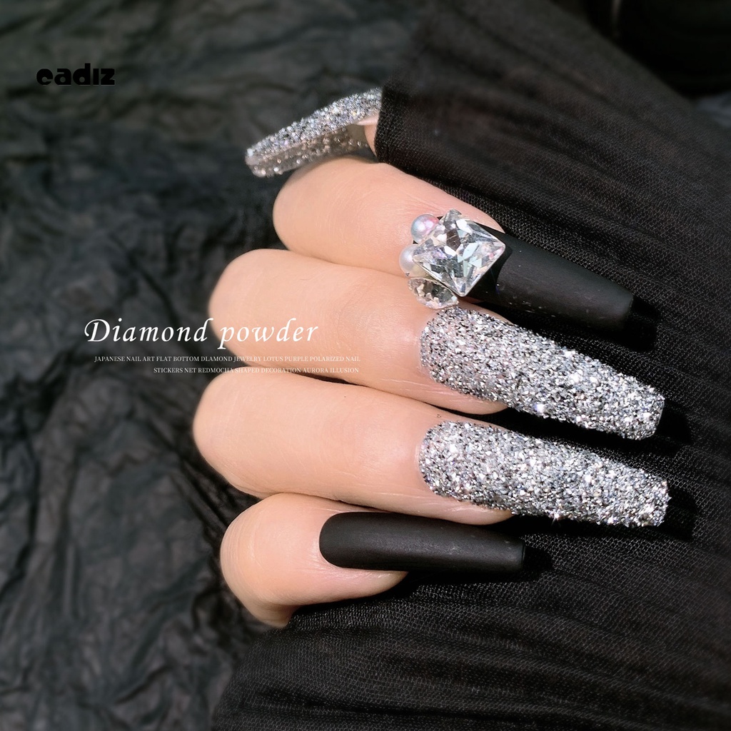 [Hàng mới về] Bột kim tuyến đắp móng trang trí lấp lánh sành điệu