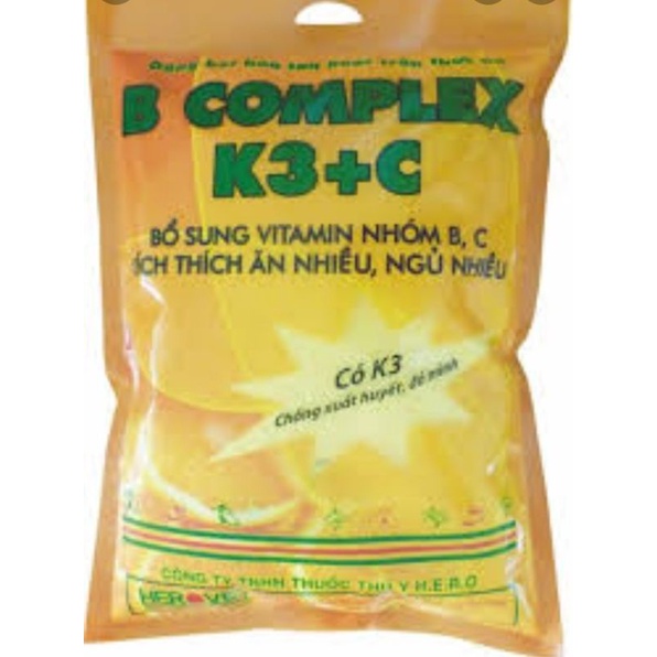 B complex K3+C 1kg pha nước cho gà