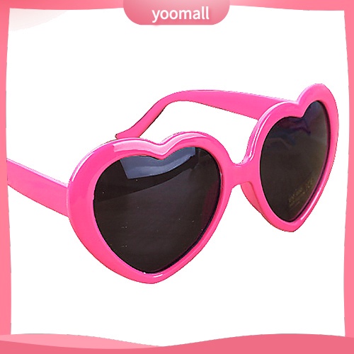 Kính Mát Gọng Hình Trái Tim Vui Nhộn Thời Trang Mùa Hè Cho Nam Và Nữ