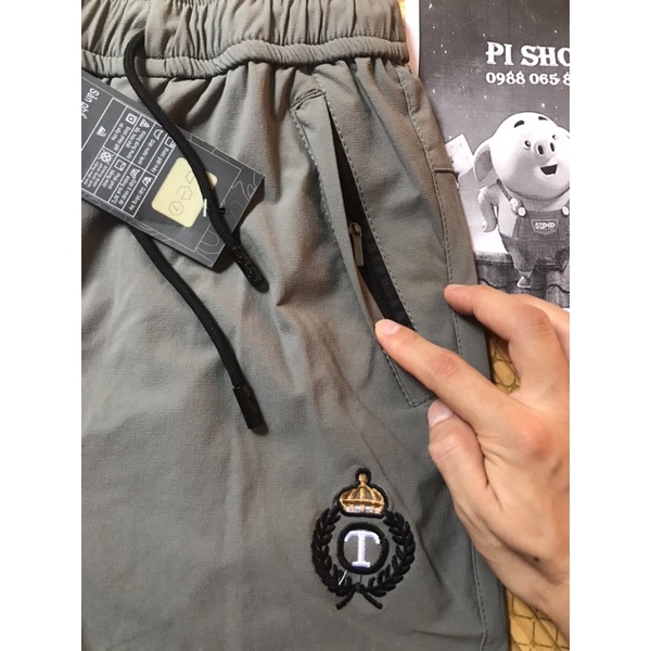 Quần gió dài nam thể thao 🇻🇳PISHOP🇻🇳 Quần gió nam chất gió mềm đẹp