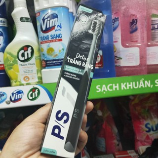 Bàn chải đánh răng PS than hoạt tính để tốc BaKingsoda và Silver charcoal.