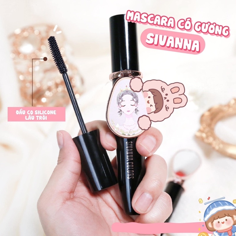 Mascara Sivanna Color Density Magic Mirror HF924 Dày Mi - Tơi Mi Thái Lan