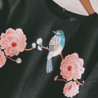 Đầm Thiết Kế Thêu Hoa