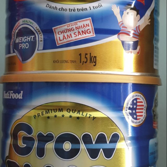 Sữa bột Grow plus + xanh 1500g