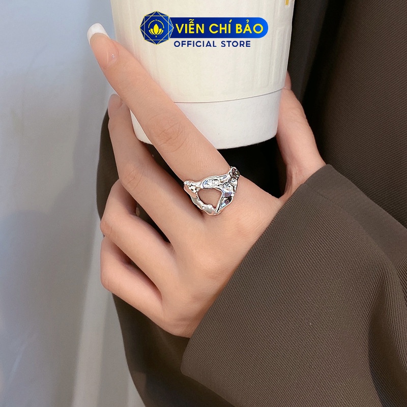 Nhẫn bạc nữ Jasmine chất liệu bạc Thái 925 thời trang phụ kiện trang sức nữ thương hiệu Viễn Chí Bảo N000719