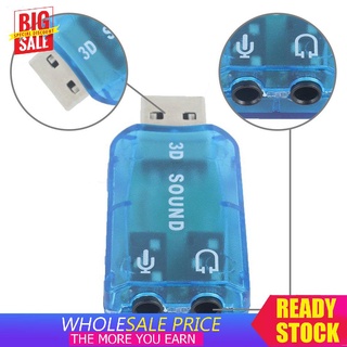 Usb 1.1 Mic / Loa Âm Thanh 7.1 Ch 3d Cho Pc Laptop