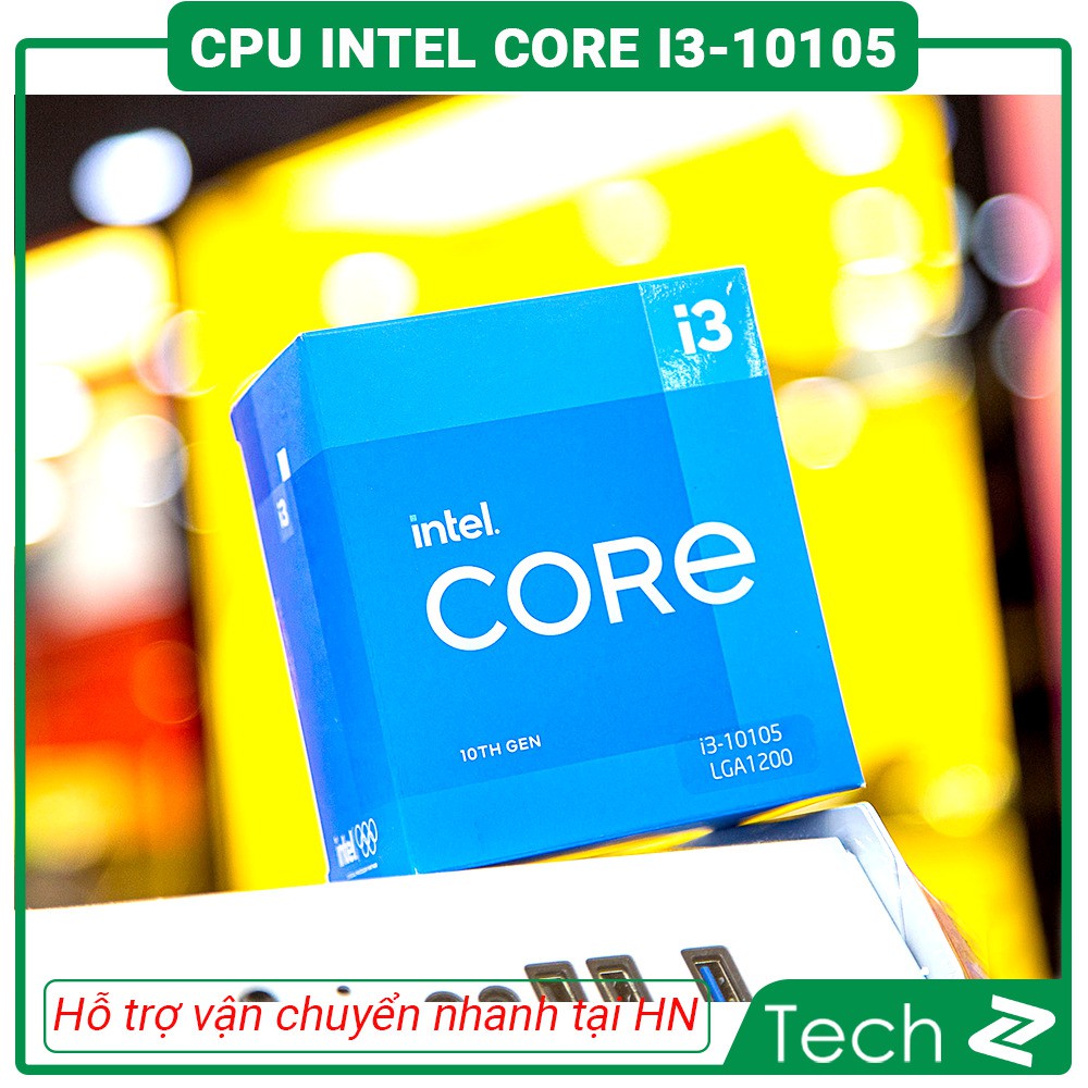 CPU Intel Core i3 10105 Box Chính Hãng Bảo Hành 3 Năm