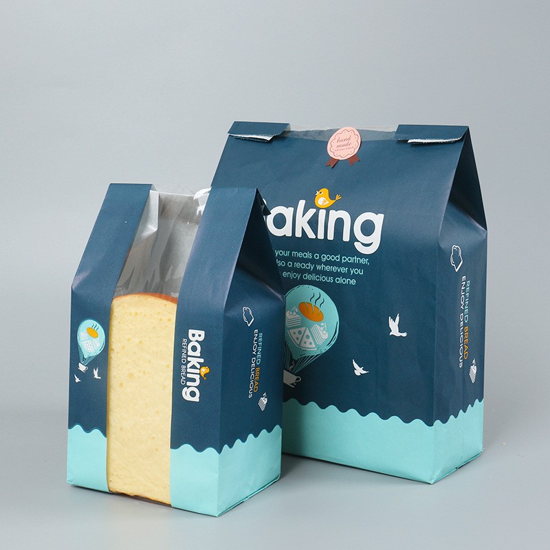 50 TÚI ĐỰNG BÁNH MÌ HOA CÚC  23x12x5cm