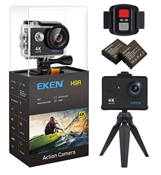 CAMERA HÀNH TRÌNH XE MÁY EKEN H9R 4K ULTRA HD WIFI CAO CẤP , CHẤT LƯỢNG HÌNH ẢNH CỰC NÉT , 1 ĐỔI 1 .