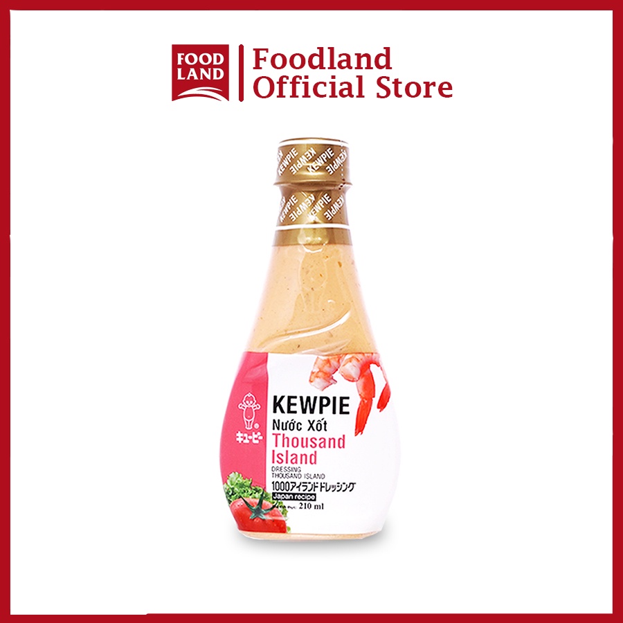 Nước Sốt Thousand Island Kewpie 210ML - làm xốt mỳ ý, làm xốt thịt bò bít tết - Foodland