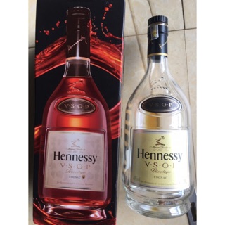 Vỏ chai rượu Hennessy lớn 1.5lit