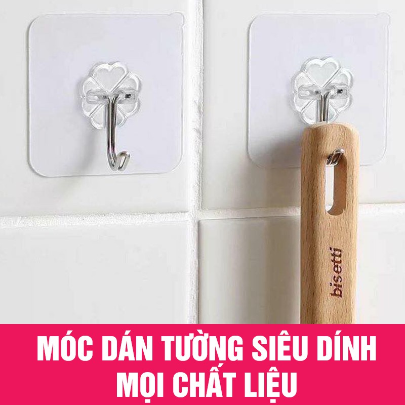 10 Móc dính dán tường siêu chịu lực