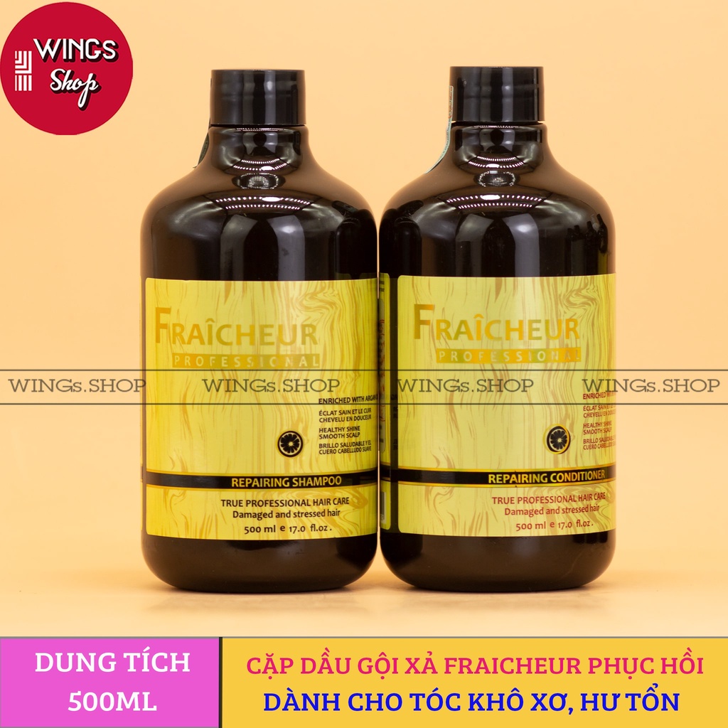 Cặp Dầu Gội Xả Fraicheur Professional Đủ Màu - Phục Hồi Tóc Khô Xơ, Hư Tổn, Cấp Ẩm, Giảm Gãy Rụng | Hàng Chính Hãng