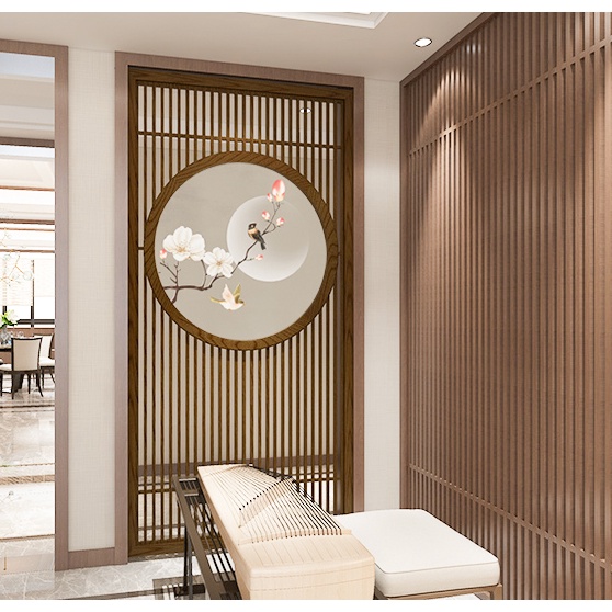 Vách ngăn CNC phong cách indochine hiện đại