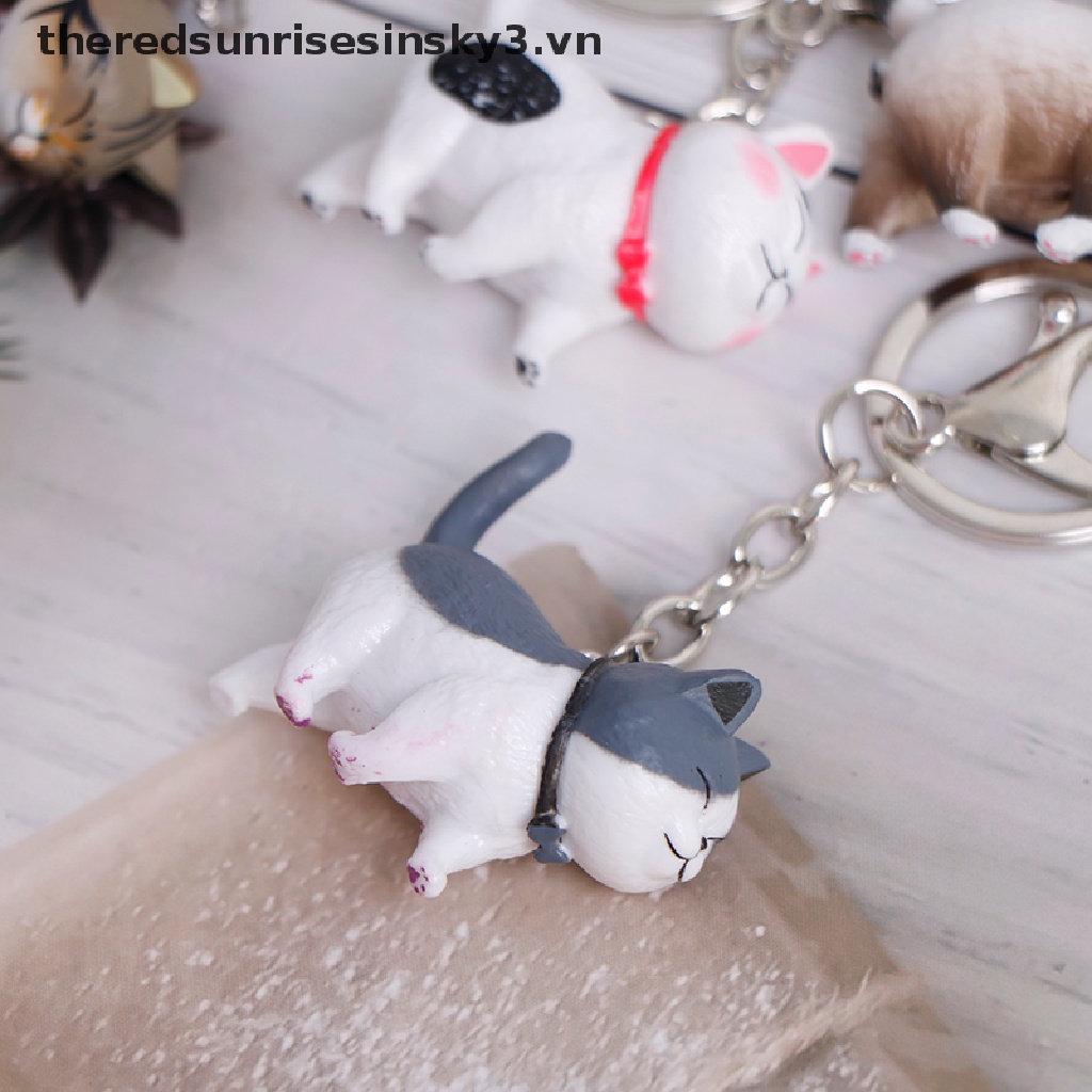 Móc khóa hình mèo hoạt hình đáng yêu