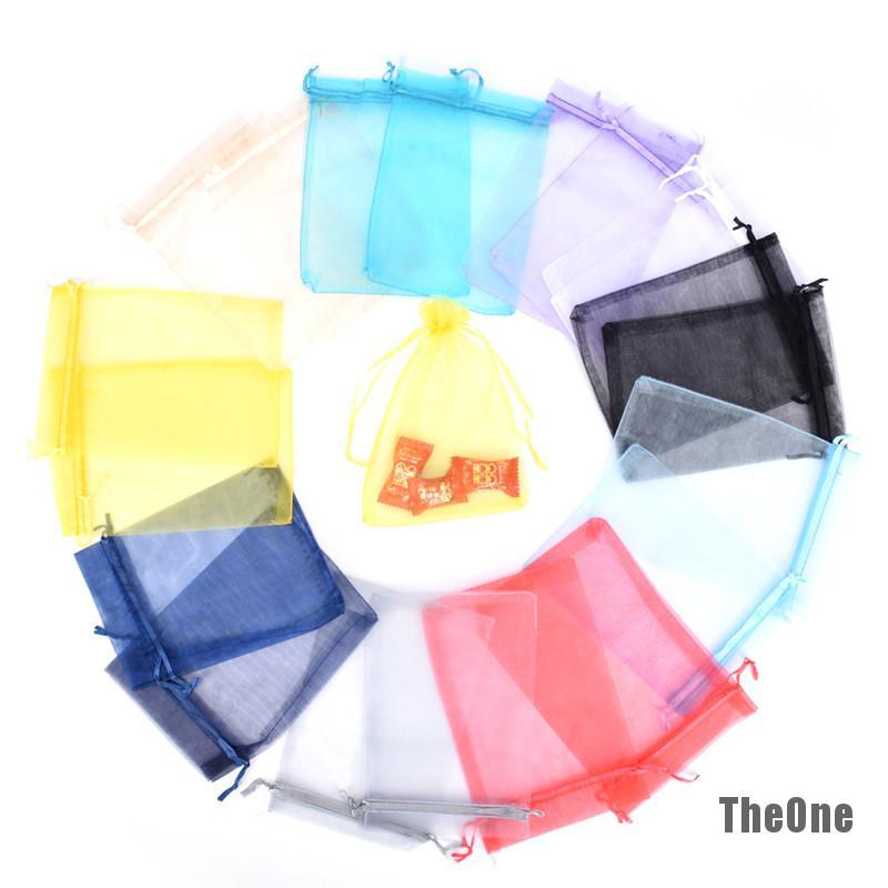 Set 50 Túi Lụa Dây Rút Đựng Quà Tặng Tiện Dụng