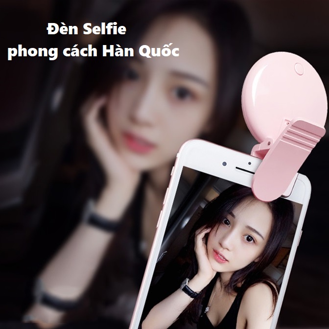Đèn Led Selfie cho điện thoại siêu sáng phong cách Hàn Quốc