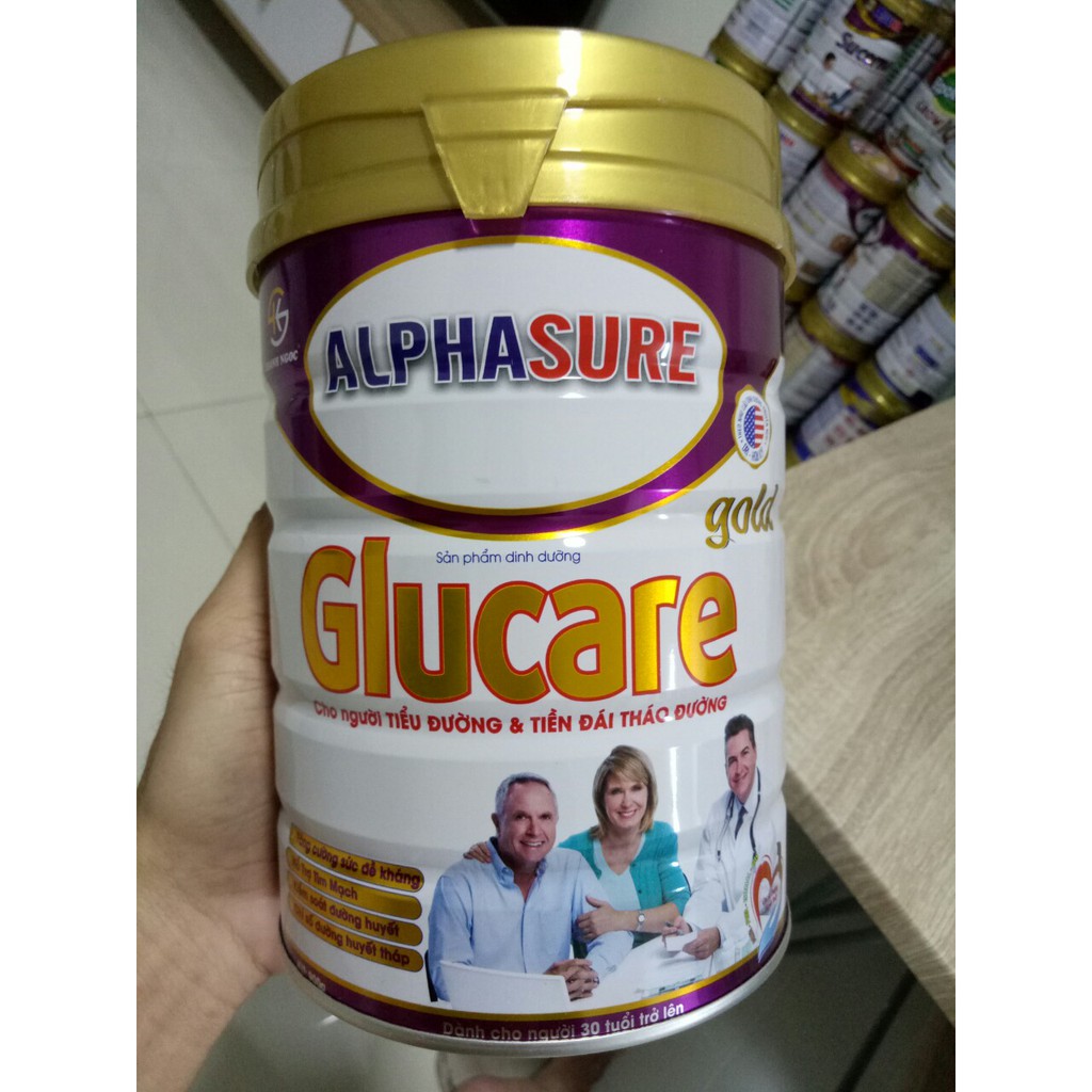 Sữa glucare dành cho người tiểu đường 900g - Sữa Glucare Gold Alphasure 900g ( sữa dành cho người tiểu đường ) Date 2023