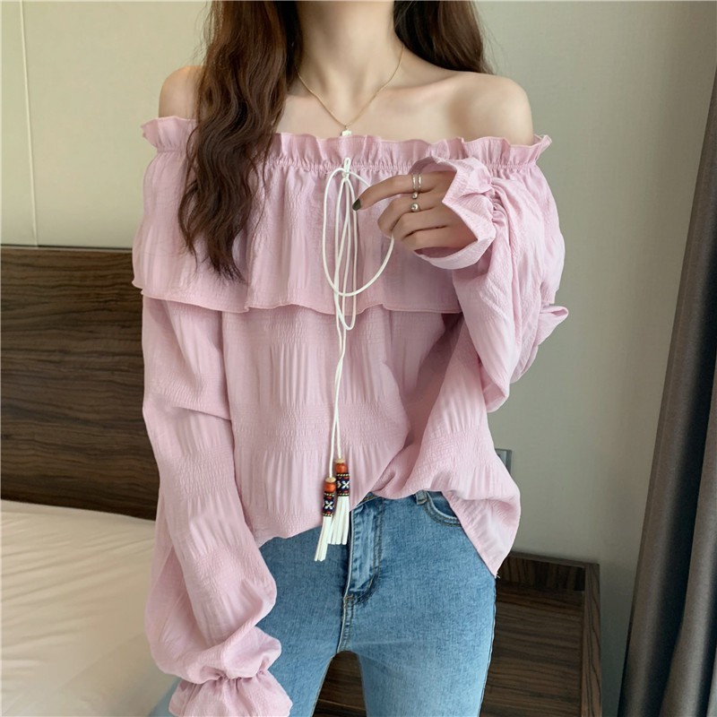 Áo Nữ Cổ Bèo Kiểu Dáng Hàn Quốc VV421 | BigBuy360 - bigbuy360.vn