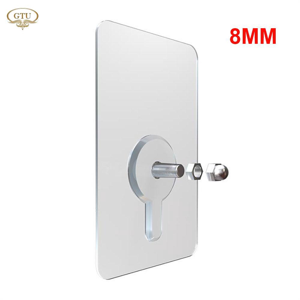Miếng dán tường PVC kèm ốc vít chịu lực bền bĩ dùng để treo đồ, gắn giá treo khăn