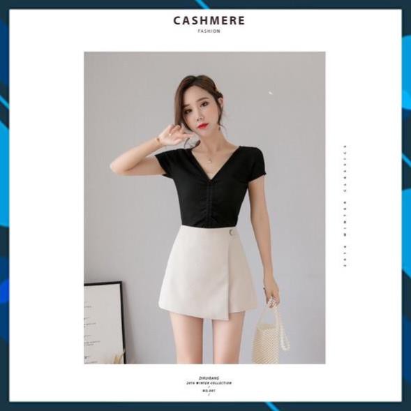 quần giả váy chữ A, quần giả váy phối cúc tôn dáng siêu xinh mã leg106 | BigBuy360 - bigbuy360.vn