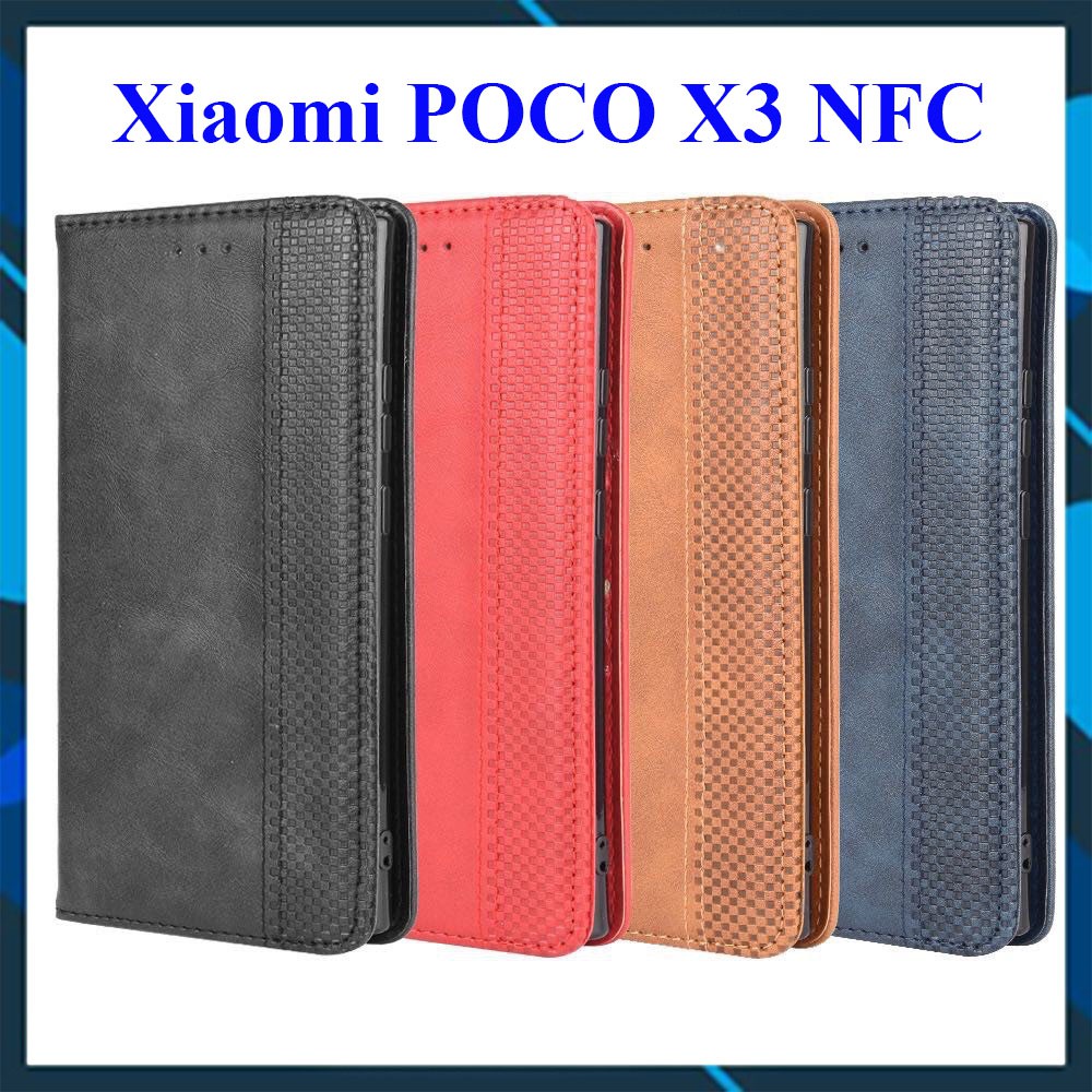 [FreeShip] Bao da dạng ví Xiaomi POCO X3 NFC (cam kết xịn) hit nam châm, ngăn đựng thẻ tiền tiện lợi