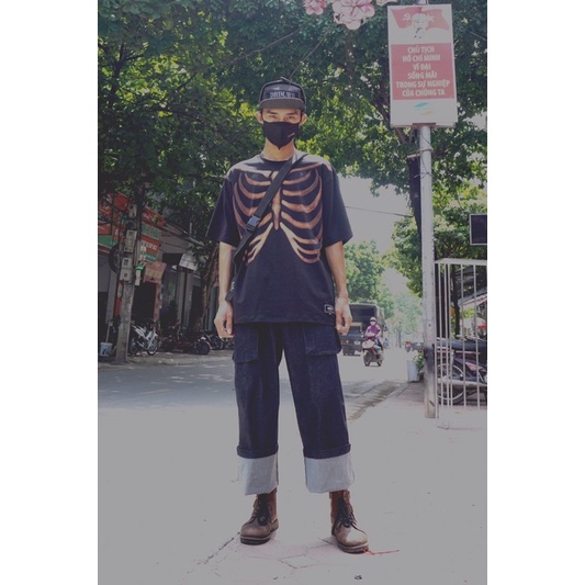 Áo thun local brand áo phông nam nữ from rộng Drim Tshirt-Bone Cotton -Local Brand Chính hãng | BigBuy360 - bigbuy360.vn