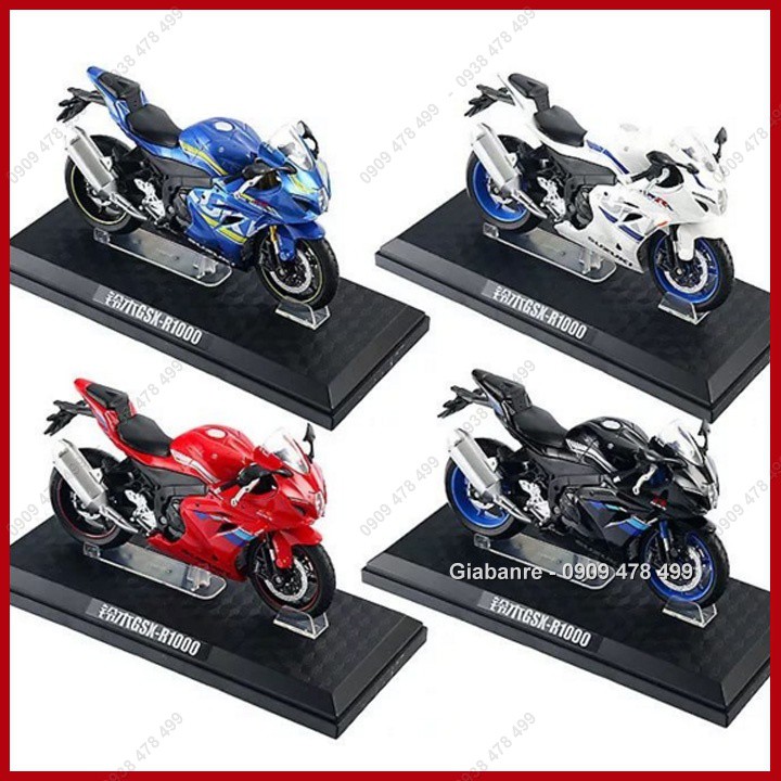 Mô Hình Xe Môtô Suzuki GSX R1000 Tỉ Lệ 1:12  - Caipo - 8726