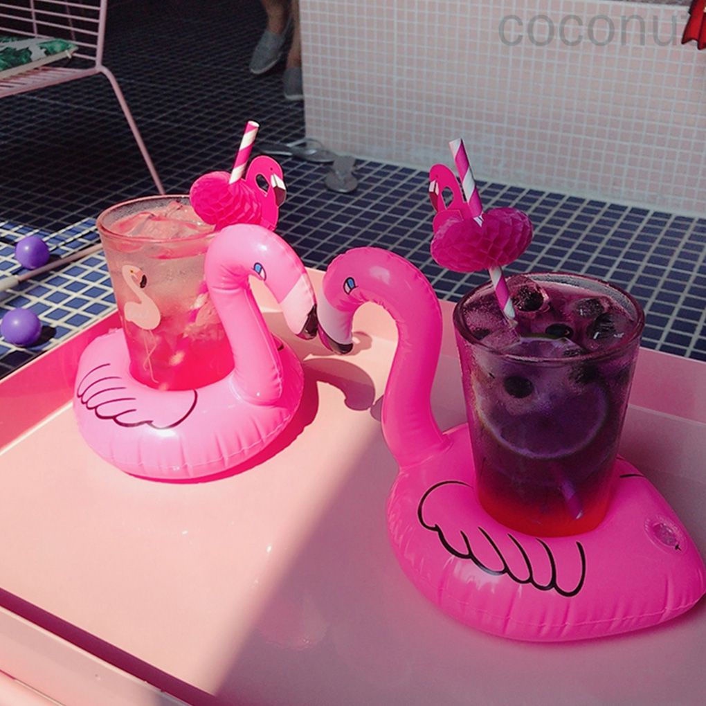 Phao Bơm Hơi Đựng Đồ Uống Tiện Dụng Cho Bé