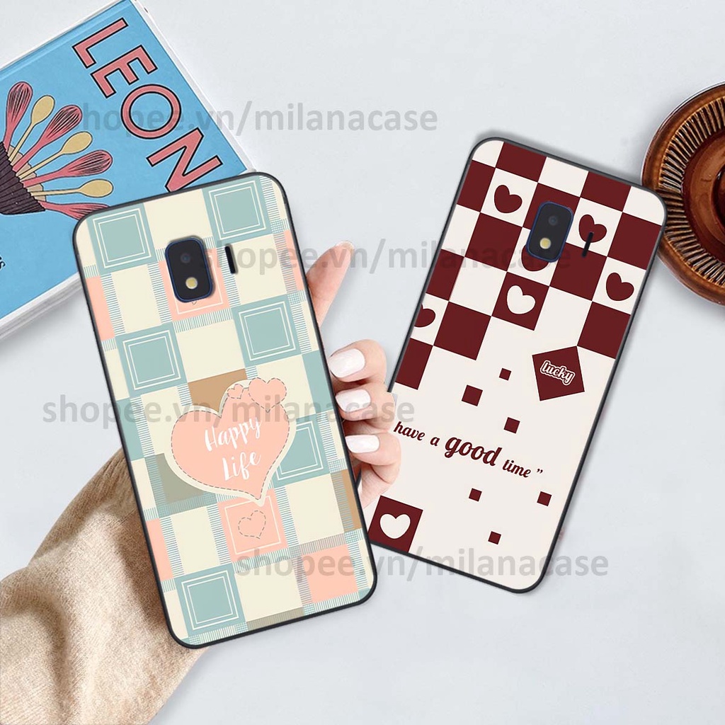 Ốp Samsung J2 Pro / J2 Core caro họa tiết nhiều màu sắc siêu đẹp thời trang cá tính