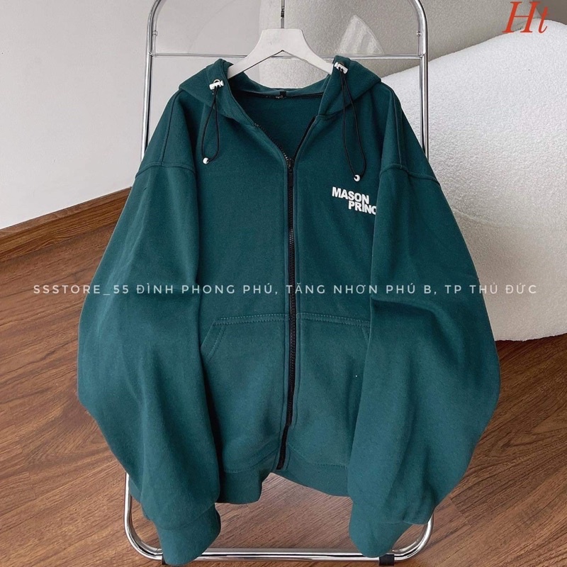 Áo khoác nỉ cotton mason HT12