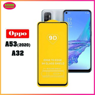 Oppo A53 2020 - Kính cường lực Full màn 9D,Kính cường lực ko full trong suốt Oppo A32 /A53 2020