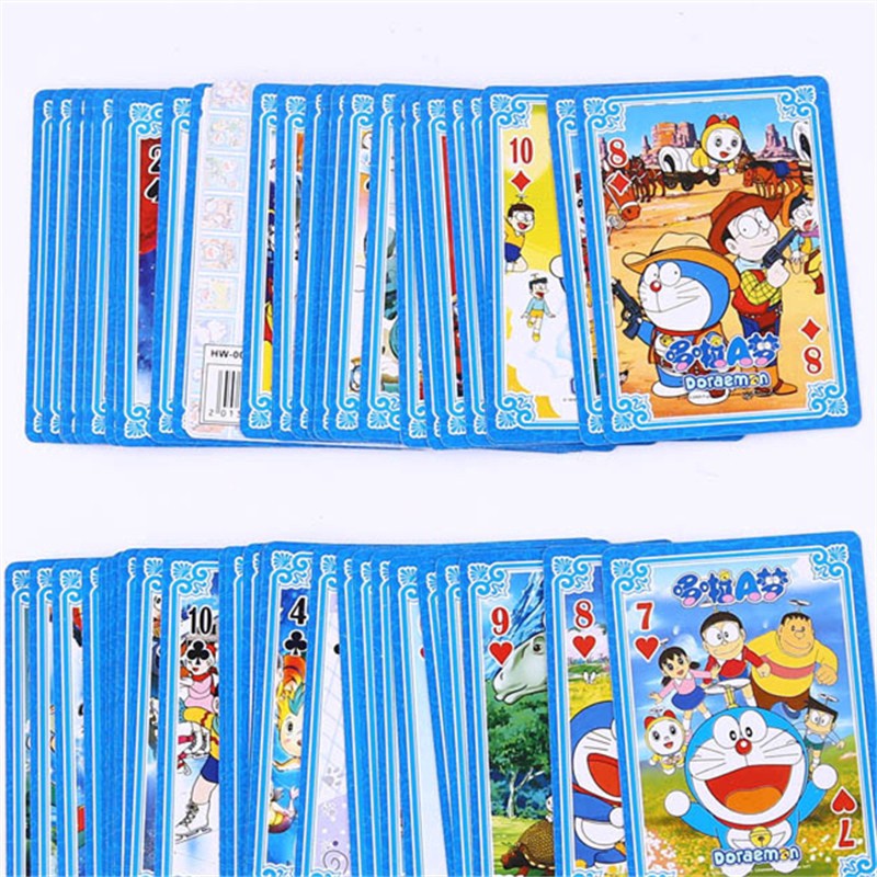 Bài - Doraemon Anime Storage Box Playing Cards Poker Gsale off