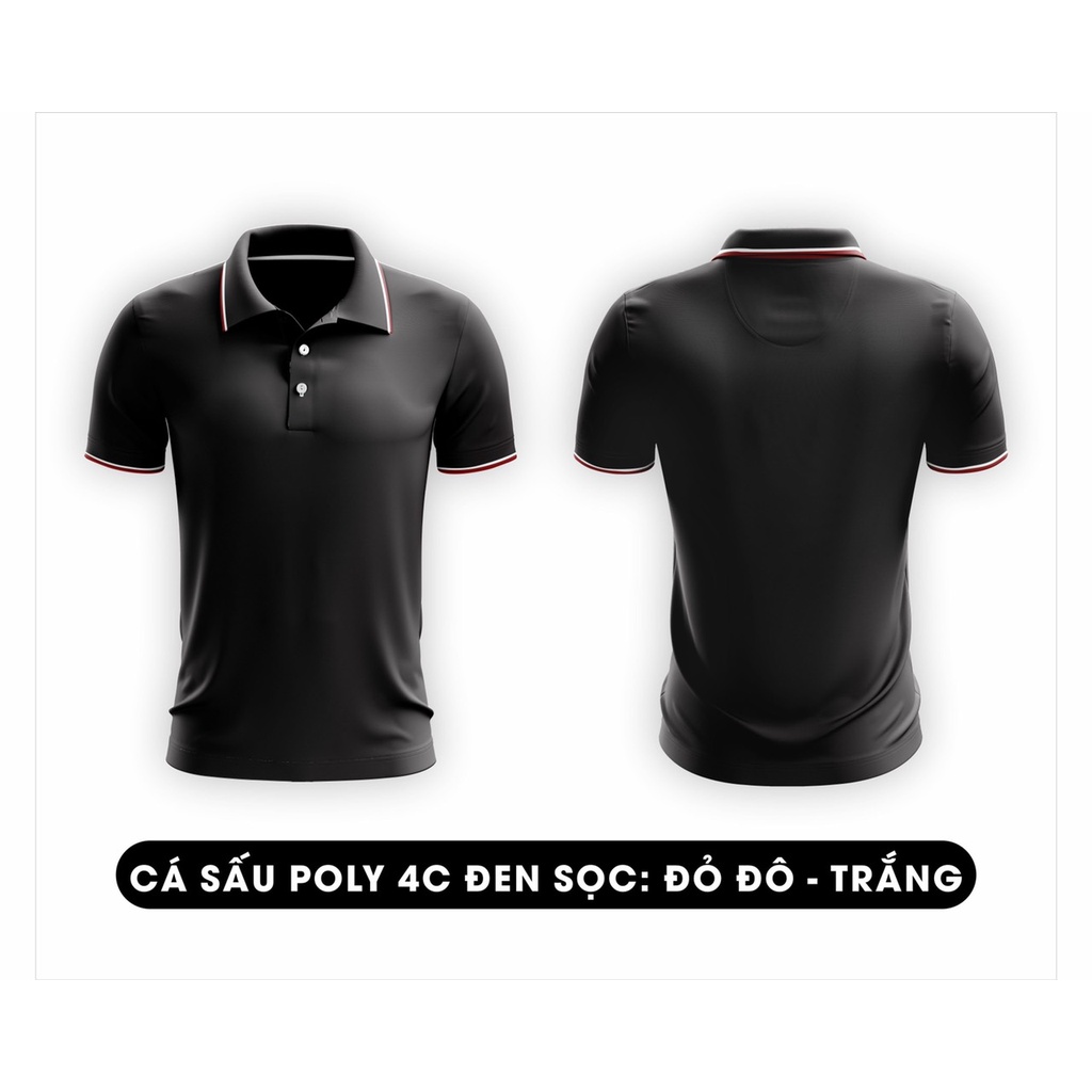 [GIÁ XƯỞNG]Áo THUN nam - nữ MÀU XÁM TIÊU vải Cá Sấu poly cổ dệt bo cao cấp | BigBuy360 - bigbuy360.vn