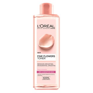 Nước hoa hồng L'oreal Paris fine flowers cleansing toner 400ml