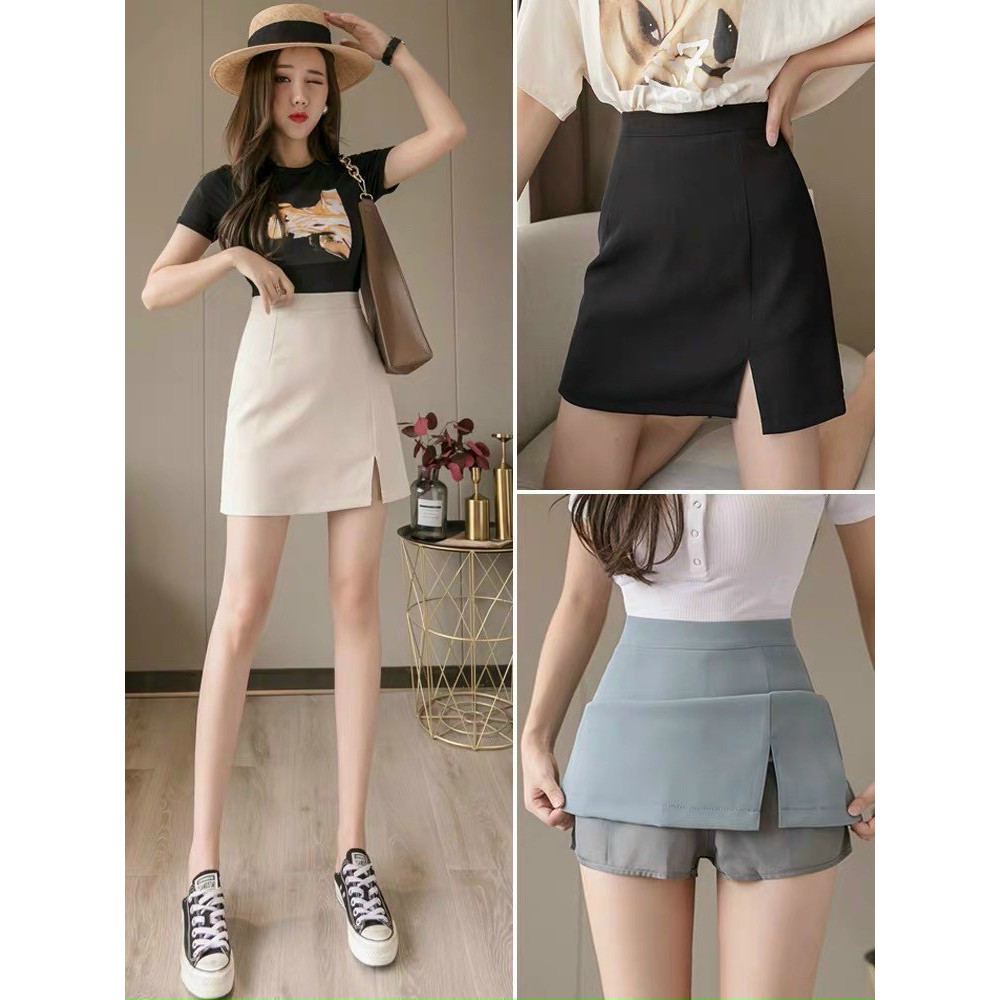 Chân Váy Ngắn Có Xẻ Có Quần Lót Trong | BigBuy360 - bigbuy360.vn